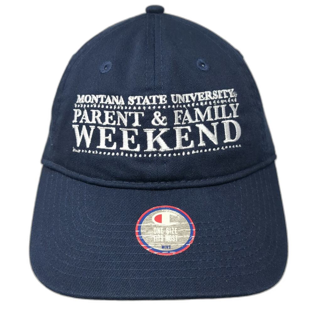 Champion Montana State University Parent & Family Blue One Size Baseball Cap Hat